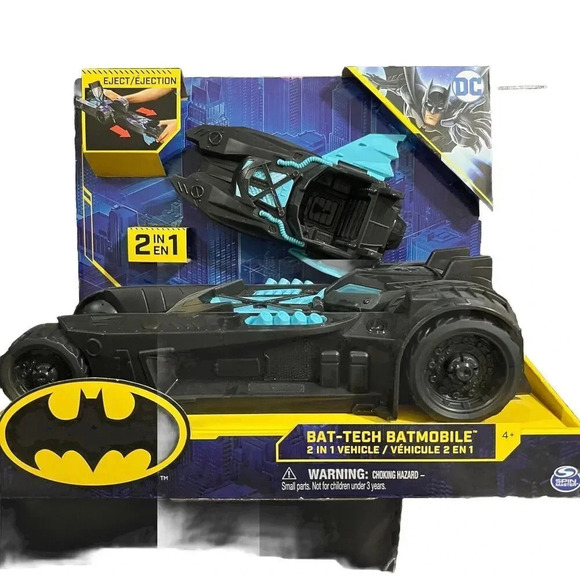 Brand New Spin Master DC Comics Batman Bat-Tech Batmobile 2 In 1 Vehicle - Picture 1 of 4